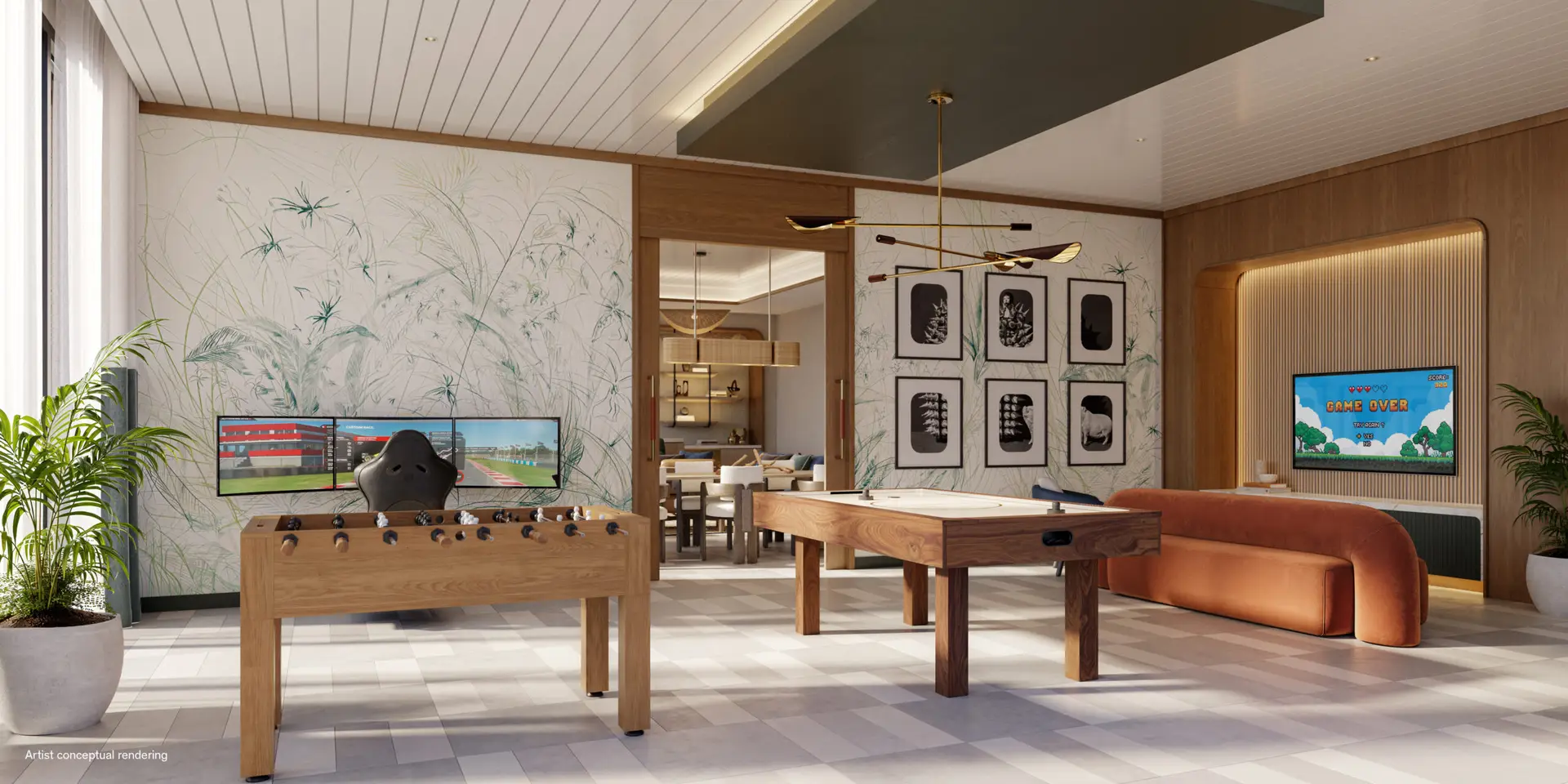 Icon Beach gallery game room amenity
