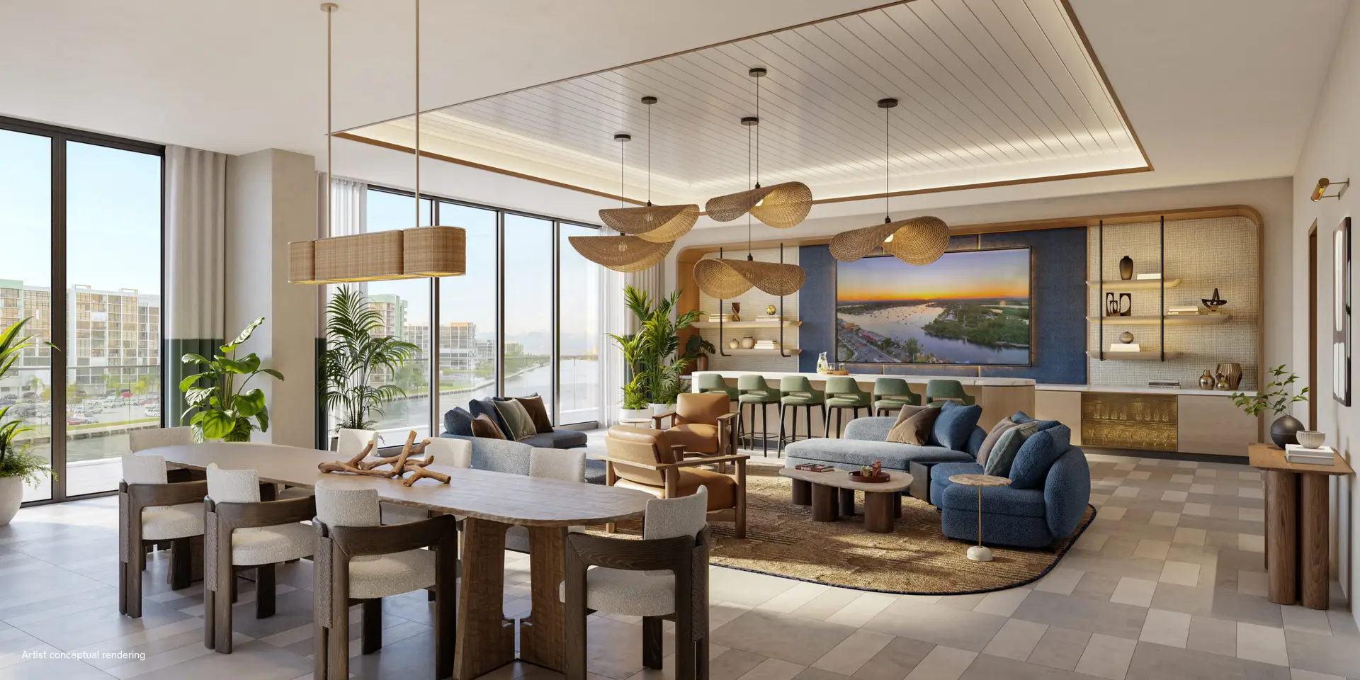 Icon Beach gallery Intracoastal room with water views