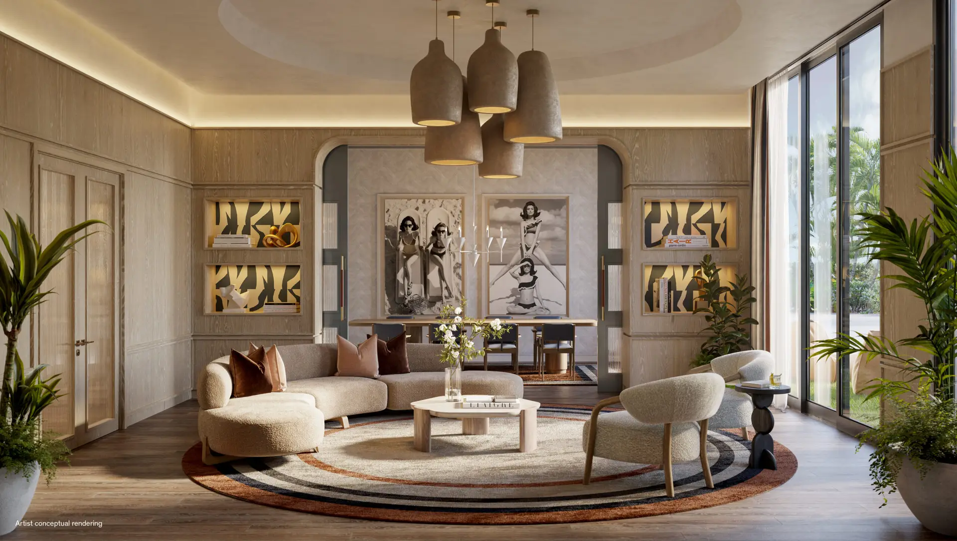Icon Beach gallery residents library