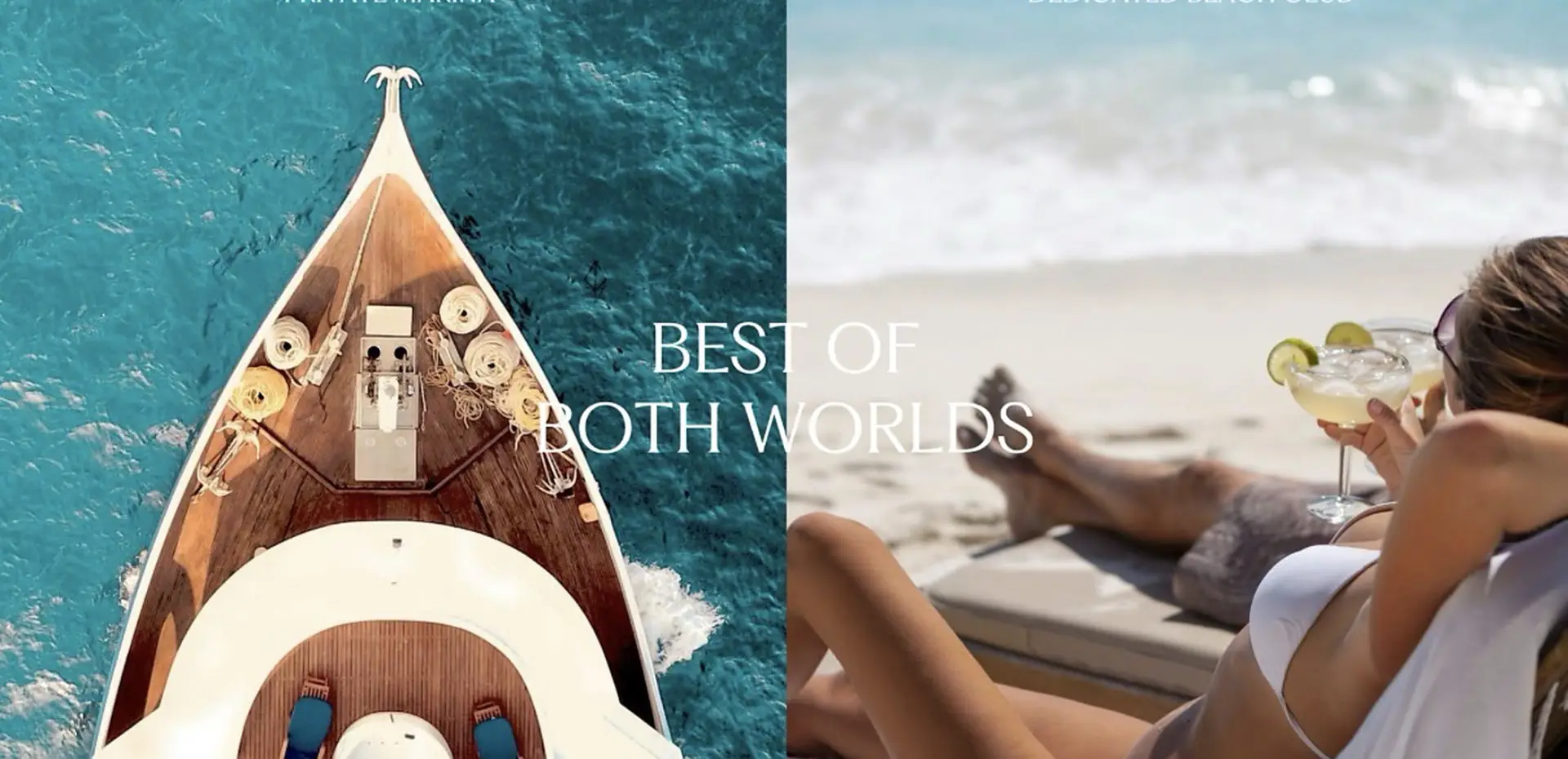 Icon Beach Hollywood boating lifestyle imagery accompanying buyer closing incentives information